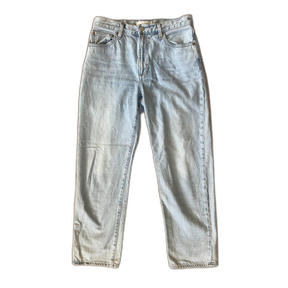 DENIM FORUM Blue 90s The Marlo High Rose Baggy Jeans  Women's Size 28 - Picture 2 of 11